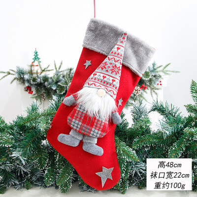 1PC 2025/43 Styles Χριστουγεννιάτικες μεγάλες μπότες Διακοσμήσεις για χριστουγεννιάτικο δέντρο Τσάντα καραμέλα Άγιος Βασίλης Άλκη Χιονάνθρωπος Χριστουγεννιάτικη κάλτσα