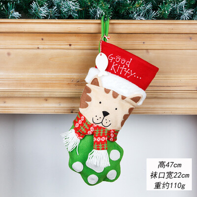 1PC 2025/43 Styles Χριστουγεννιάτικες μεγάλες μπότες Διακοσμήσεις για χριστουγεννιάτικο δέντρο Τσάντα καραμέλα Άγιος Βασίλης Άλκη Χιονάνθρωπος Χριστουγεννιάτικη κάλτσα