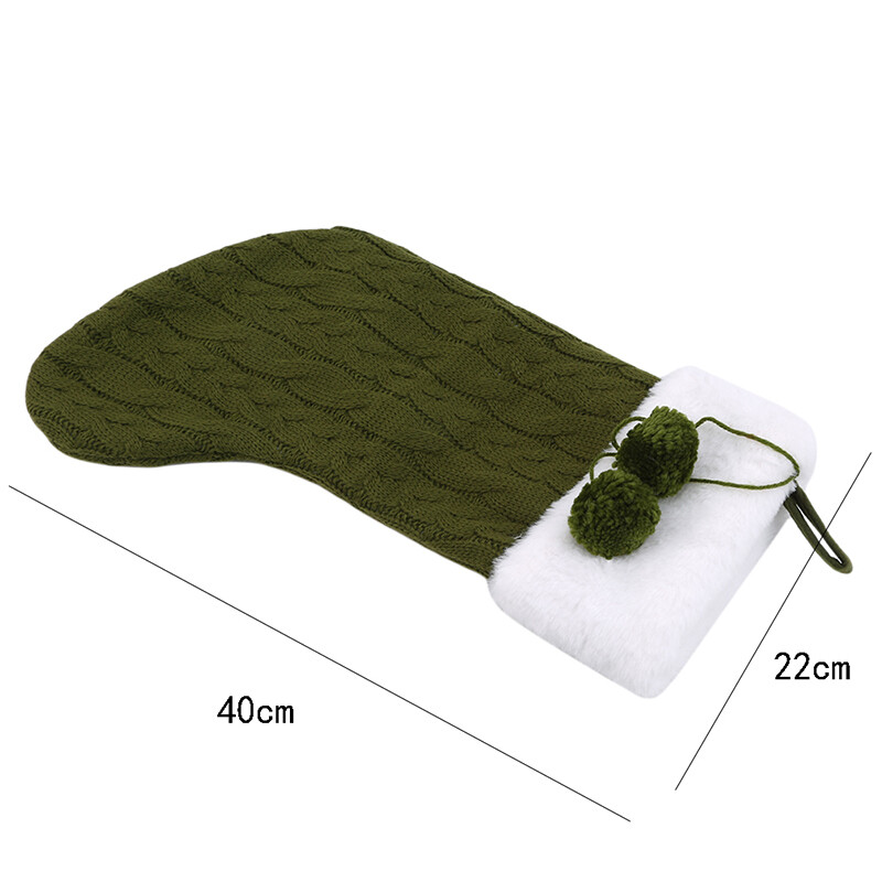 Χριστουγεννιάτικο πλεκτό Santa Elk Κάλτσες Κάλτσες Δώρο Χριστουγεννιάτικη Υπέροχη τσάντα δώρου για παιδιά Τζάκι Δέντρο Χριστουγεννιάτικο Κρεμαστό πάρτι