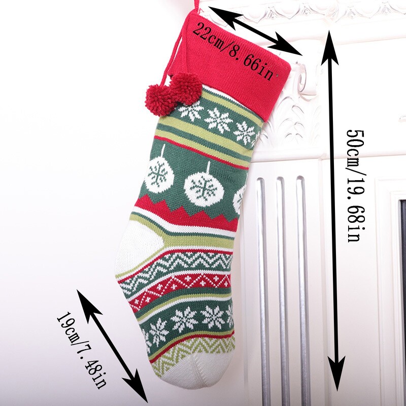 Νέες χριστουγεννιάτικες διακοσμήσεις 2024 Κεντημένες κάλτσες Τσάντες δώρου Χριστουγεννιάτικες κάλτσες ρούχων Κάλτσες διακόσμηση σπιτιού Μενταγιόν