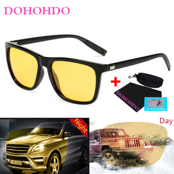 Polarized Ανδρικά Γυναικεία γυαλιά ηλίου Night Vision Drive Yellow Lens Vintage τετράγωνα Ανδρικά Γυναικεία γυαλιά ηλίου για άνδρες Υψηλής ποιότητας UV400