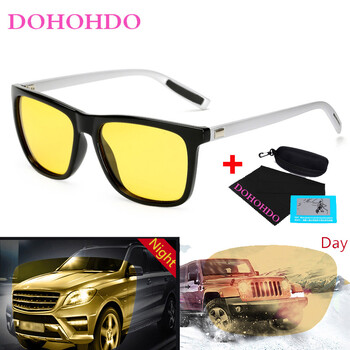 Polarized Ανδρικά Γυναικεία γυαλιά ηλίου Night Vision Drive Yellow Lens Vintage τετράγωνα Ανδρικά Γυναικεία γυαλιά ηλίου για άνδρες Υψηλής ποιότητας UV400