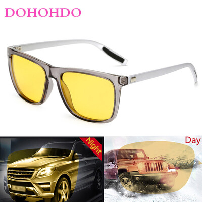Polarized Ανδρικά Γυναικεία γυαλιά ηλίου Night Vision Drive Yellow Lens Vintage τετράγωνα Ανδρικά Γυναικεία γυαλιά ηλίου για άνδρες Υψηλής ποιότητας UV400
