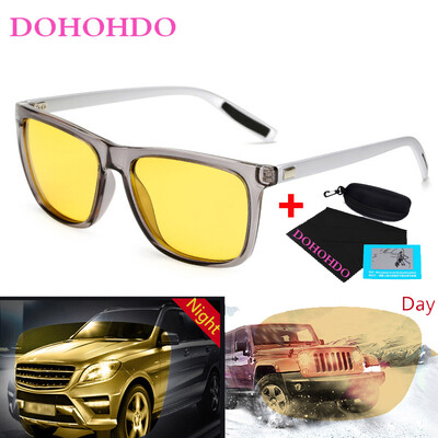 Polarized Ανδρικά Γυναικεία γυαλιά ηλίου Night Vision Drive Yellow Lens Vintage τετράγωνα Ανδρικά Γυναικεία γυαλιά ηλίου για άνδρες Υψηλής ποιότητας UV400