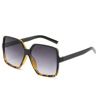 Modes sieviešu lielizmēra saulesbrilles gradienta plastmasas zīmola dizainers sieviešu saulesbrilles Uv400 brilles sievietēm liela izmēra polarizētas