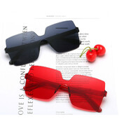 2024. aasta mood Naiste ääristeta kandilised päikeseprillid Naiste/meeste Luksusbränd Disainer Prillid Candy Värviline Peegel Oculos de sol