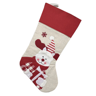 Χριστουγεννιάτικες κάλτσες Χαριτωμένο Άγιος Βασίλης Άλκη Χιονάνθρωπος Τσάντα δώρου Δάσος Μπότες κούκλας γέρος Αρχική Χριστουγεννιάτικα αξεσουάρ για πάρτι τζάκι