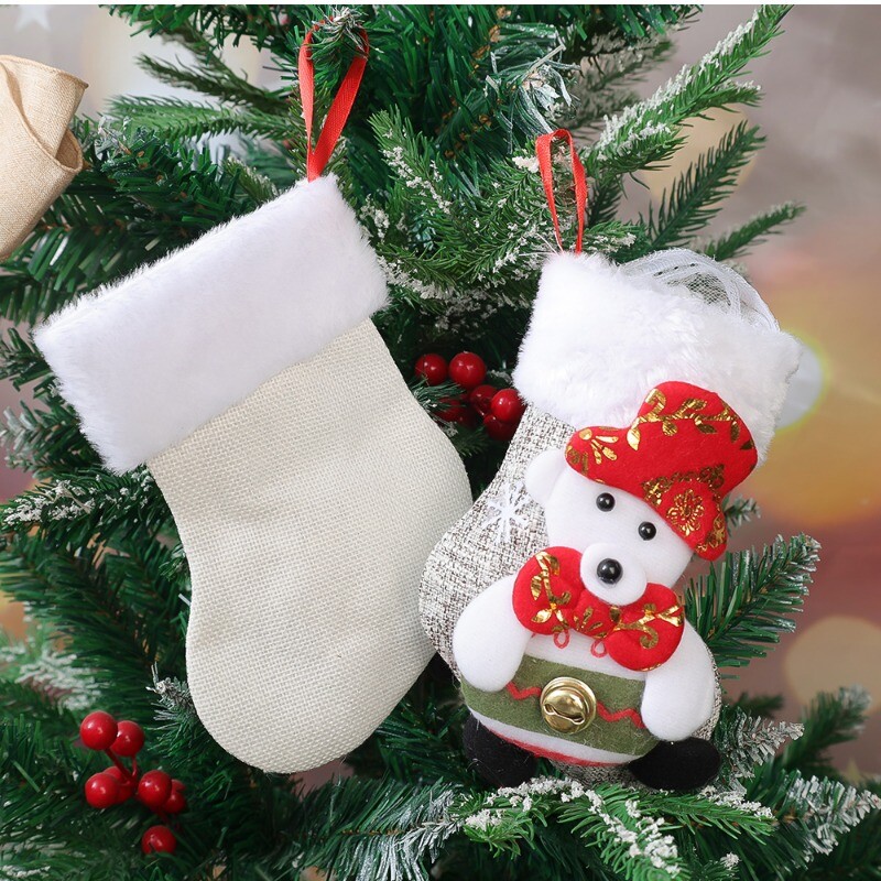 1/6 τεμ Χριστουγεννιάτικες κάλτσες Άγιος Βασίλης Χιονάνθρωπος Χριστουγεννιάτικα στολίδια Μικρό Δώρο Συσκευασία Μπότες Κρεμαστό Κρεμαστό Πρωτοχρονιάτικη τσάντα καραμέλας