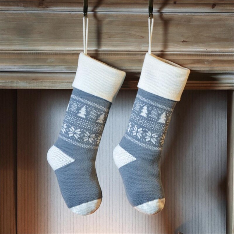 Karácsonyi dekoráció karácsonyi 3db zokni díszek medál kis csizma gyerekeknek újévi cukorka táska ajándék kandallófa ékszer 2024