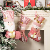 Decorat Șosete de Crăciun Rechizite Noutăți Articole Ornamente de Crăciun 2025 Reducere Decoratiuni Acasa Geanta Cizme Decorative Sos de Pom