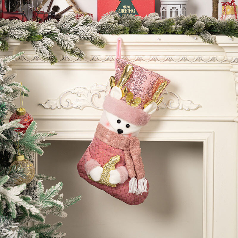 Decorat Șosete de Crăciun Rechizite Noutăți Articole Ornamente de Crăciun 2025 Reducere Decoratiuni Acasa Geanta Cizme Decorative Sos de Pom