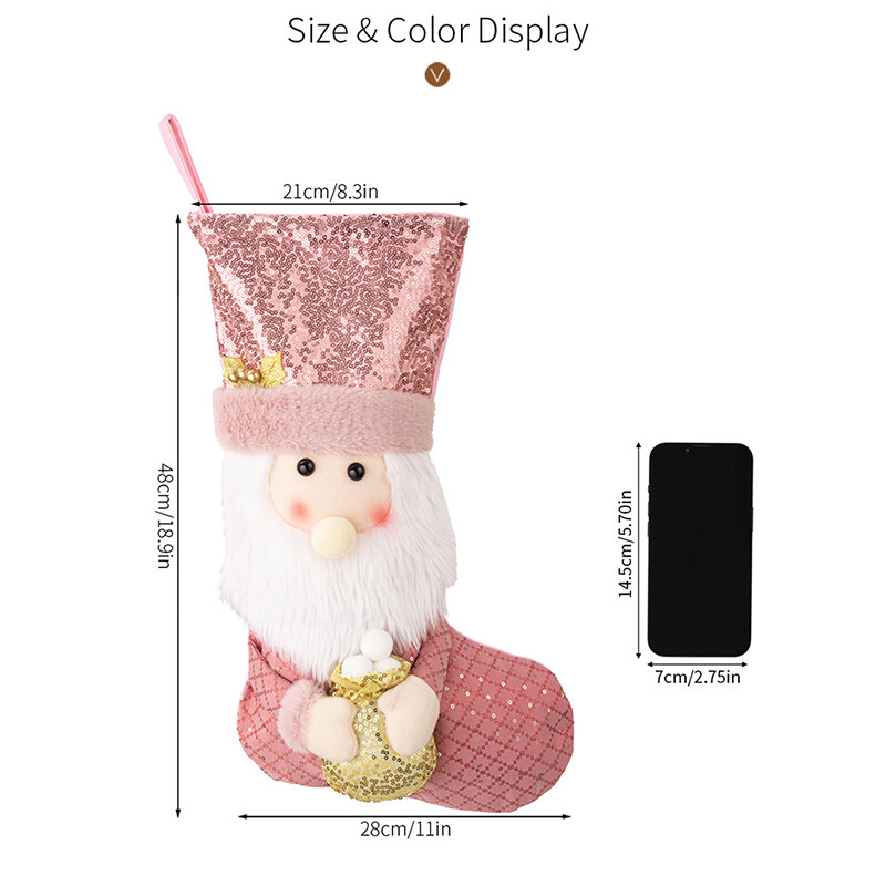 Decorat Șosete de Crăciun Rechizite Noutăți Articole Ornamente de Crăciun 2025 Reducere Decoratiuni Acasa Geanta Cizme Decorative Sos de Pom
