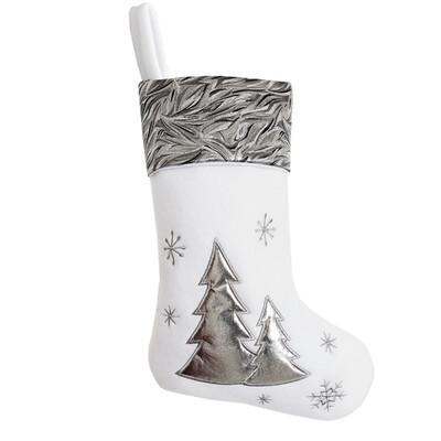 Χριστουγεννιάτικες κάλτσες Silverscape, Κλασικές Χριστουγεννιάτικες κάλτσες Santa, Reindeer και XmasTree για διακόσμηση οικογενειακού πάρτι