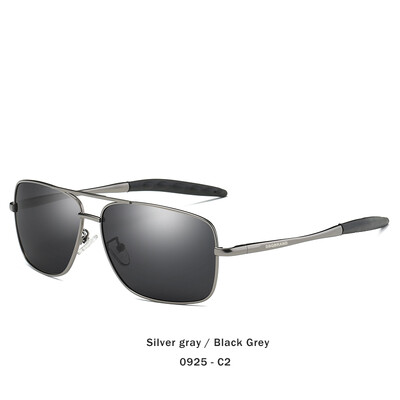 Augstas kvalitātes augstas izšķirtspējas polarizētās saulesbrilles vīriešiem un sievietēm, retro pilota metāla rāmja brilles, nakts redzamības makšķerēšana UV400