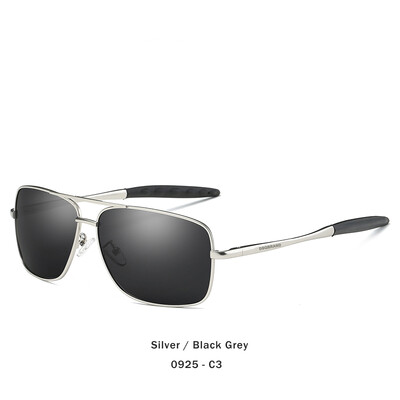 Augstas kvalitātes augstas izšķirtspējas polarizētās saulesbrilles vīriešiem un sievietēm, retro pilota metāla rāmja brilles, nakts redzamības makšķerēšana UV400