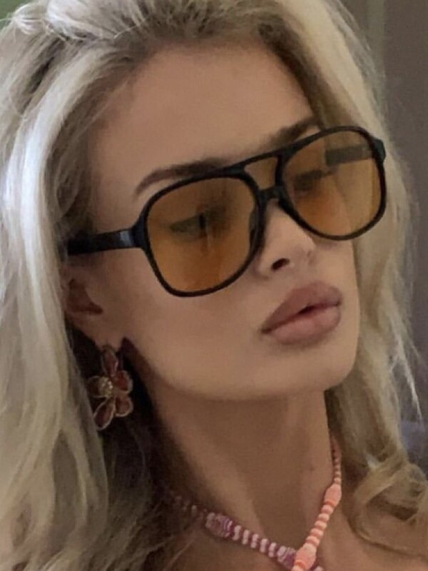 Vintage lielizmēra saulesbrilles sievietēm Retro zīmola liela rāmja saulesbrilles sievietēm melnās dzeltenās krāsas kvadrātveida brilles Oculos De Sol