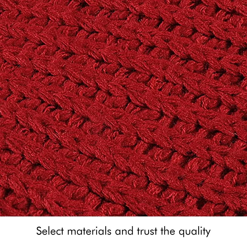 Raudonos/pilkos/baltos megztos kalėdinės kojinės Didelės eglutės pakabukų papuošimai Kalėdų dovanų maišeliai Dekoro dovanos Medias De Navidad