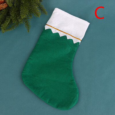 Ziemassvētku zeķes 2025, piekārtas Ziemassvētku eglītes rotājumi Ziemassvētku zeķes 3D raksta Ziemassvētku dāvanu maisiņš bērniem Ziemassvētku Jaunais gads