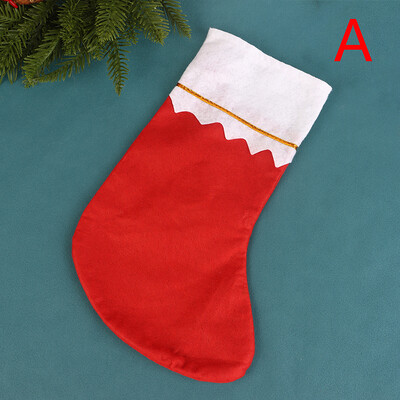 Ziemassvētku zeķes 2025, piekārtas Ziemassvētku eglītes rotājumi Ziemassvētku zeķes 3D raksta Ziemassvētku dāvanu maisiņš bērniem Ziemassvētku Jaunais gads