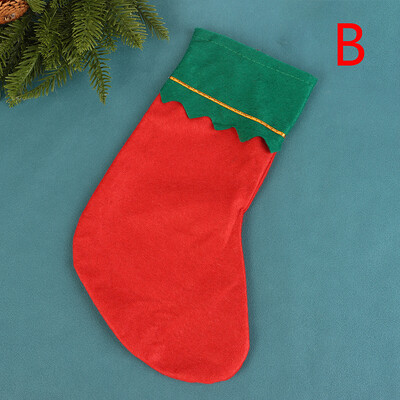 Ziemassvētku zeķes 2025, piekārtas Ziemassvētku eglītes rotājumi Ziemassvētku zeķes 3D raksta Ziemassvētku dāvanu maisiņš bērniem Ziemassvētku Jaunais gads