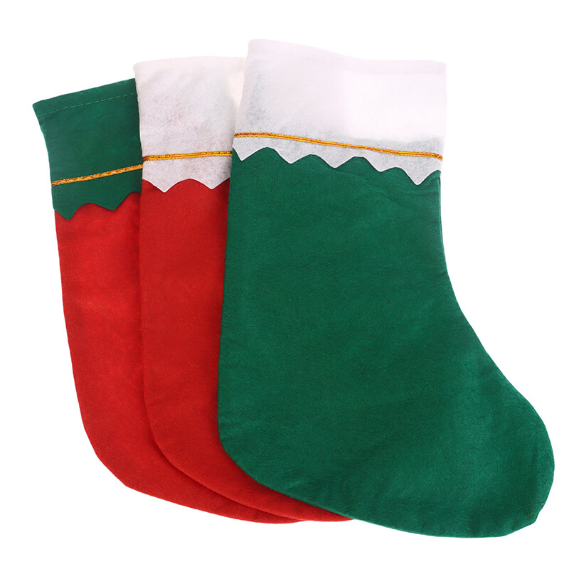 Ziemassvētku zeķes 2025, piekārtas Ziemassvētku eglītes rotājumi Ziemassvētku zeķes 3D raksta Ziemassvētku dāvanu maisiņš bērniem Ziemassvētku Jaunais gads