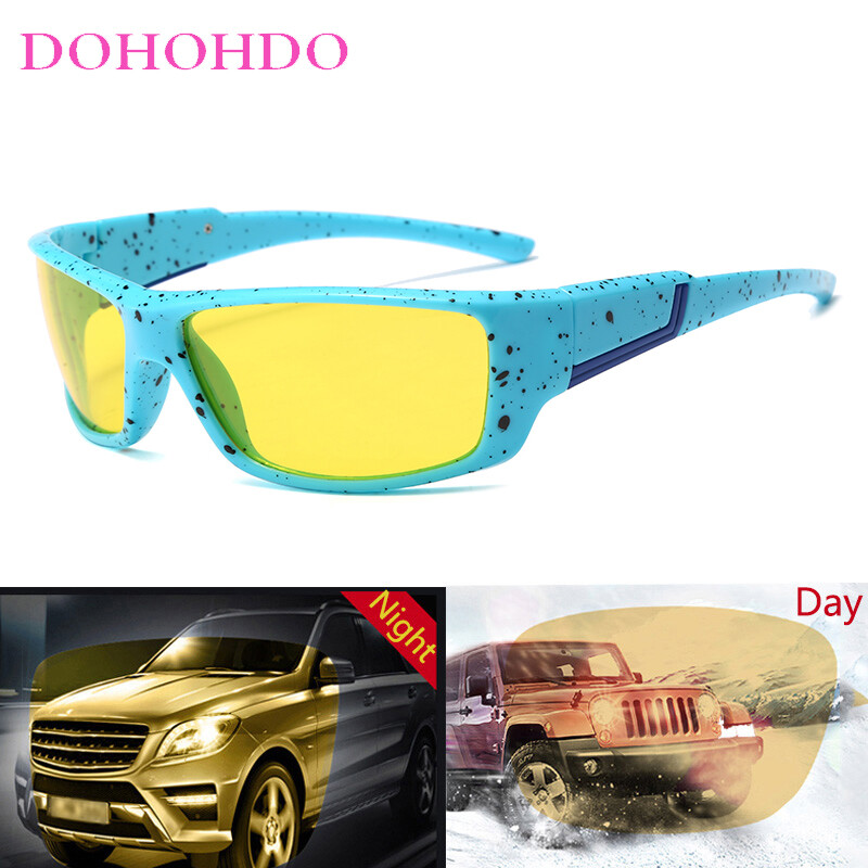 2024 m. Naktinio matymo akiniai Vyrai Moteriški poliarizuoti akiniai nuo saulės geltoni lęšiai nuo akinimo akiniai naktiniai vairavimo akiniai nuo saulės UV400 akiniai