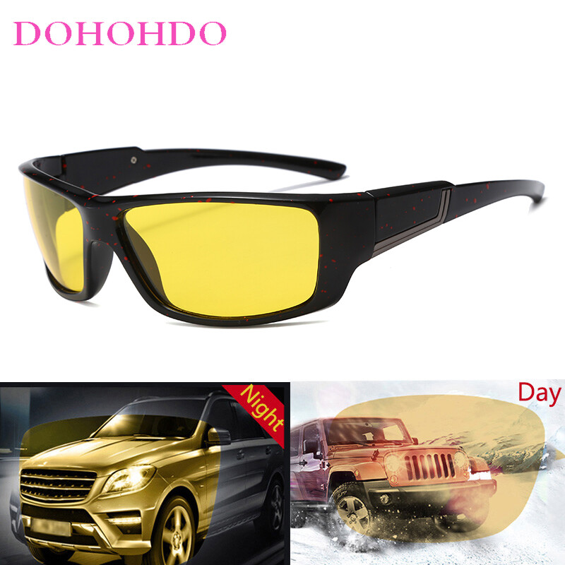 2024 m. Naktinio matymo akiniai Vyrai Moteriški poliarizuoti akiniai nuo saulės geltoni lęšiai nuo akinimo akiniai naktiniai vairavimo akiniai nuo saulės UV400 akiniai