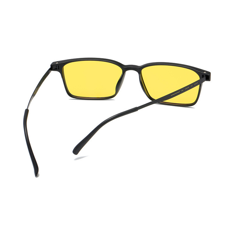 Shonemes naktinio matymo akiniai TR90 rėmeliai anti mėlynai šviesa kvadratiniai akiniai Optiniai kompiuterio akiniai juodi mėlyni vyrams moterims