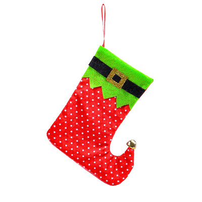 Χριστουγεννιάτικες κάλτσες Elk Κάλτσες Μπισκότο καραμέλα Δώρα Τσάντες Χριστουγεννιάτικο δέντρο κρεμαστό κρεμαστό στολίδια Πρωτοχρονιάτικο Navidad Party Διακόσμηση σπιτιού