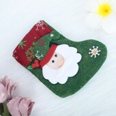 „Pasidaryk pats“ Kalėdų eglutės pakabinamas pakabuko papuošimas namams Naujųjų metų dekoras Kalėdų blizgučiai Kojinės Papuošalai Saldainiai Dovanos Sandėliavimo Maišelis