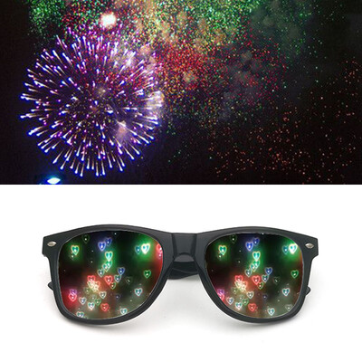 Moda pentru femei Ochelari de artificii optici difractivi Ochelari de soare cu efect special Ochelari de soare pentru spectacol de dans pentru adulți Ochelari de soare pentru femei