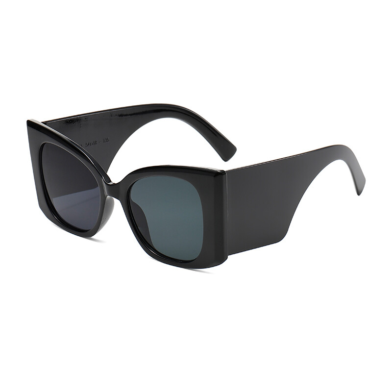 Punk plačių kojų dizaino akiniai nuo saulės moteriški madingi šešėliai UV400 akiniai Vyriški pankiški vintažiniai akiniai nuo saulės moteriški UV400