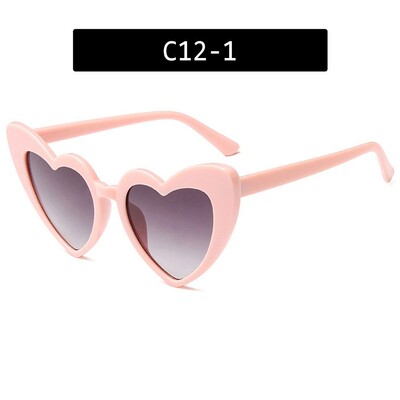 Γυναικεία γυαλιά ηλίου Love Heart Retro Big Frame Γυναικεία γυαλιά ηλίου UV400 Προστασία Καλοκαιρινές Αποχρώσεις Γυαλιά Γυαλιά Anti Blue Light