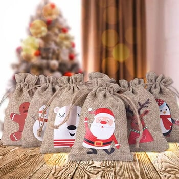 24 τμχ DIY Christmas Advent Calendar Gift bags