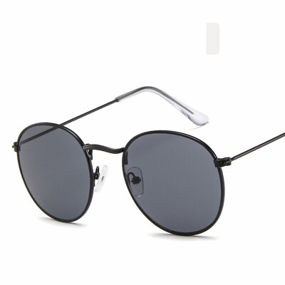 MYT_0306 Moteriški akiniai nuo saulės 2020 m. Klasikiniai vintažiniai ovalūs akiniai nuo saulės Akiniai apvalus veidrodis mažas metalinis rėmelis Oculos De Sol Gafas UV400