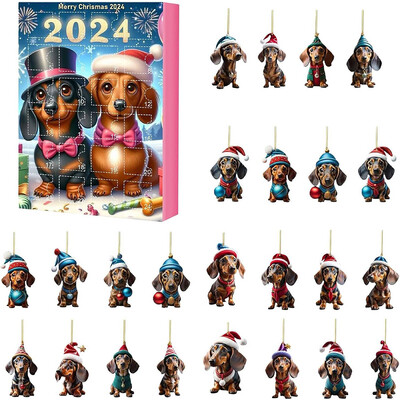 2025 Metal Ruban Lock Puzzle Toy Advent Calendar Kit 24 Days Christmas Advent Calendar Χριστουγεννιάτικο δώρο για παιδιά Ημερολόγιο αντίστροφης μέτρησης