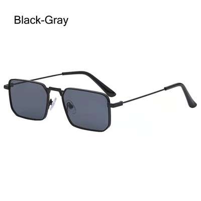 Μικρά ορθογώνια γυαλιά ηλίου Γυναικεία Vintage επώνυμα μεταλλικό σκελετό Τετράγωνα γυαλιά ηλίου για άντρες αποχρώσεις Luxury γυναικεία γυαλιά Punk 2000S