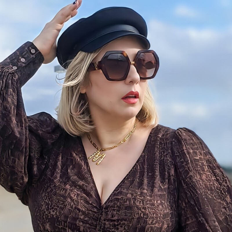 Jaunas modes sieviešu kvadrātveida saulesbrilles vīriešiem Retro luksusa zīmola dizaineru saulesbrilles sievietēm, modernas krāsas UV400 brilles
