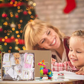 2024. gada elfu komplekts 12/24 dienas Ziemassvētku jautrām elfu aktivitātēm Rekvizītu komplekta dāvana bērnu draugu ģimenei