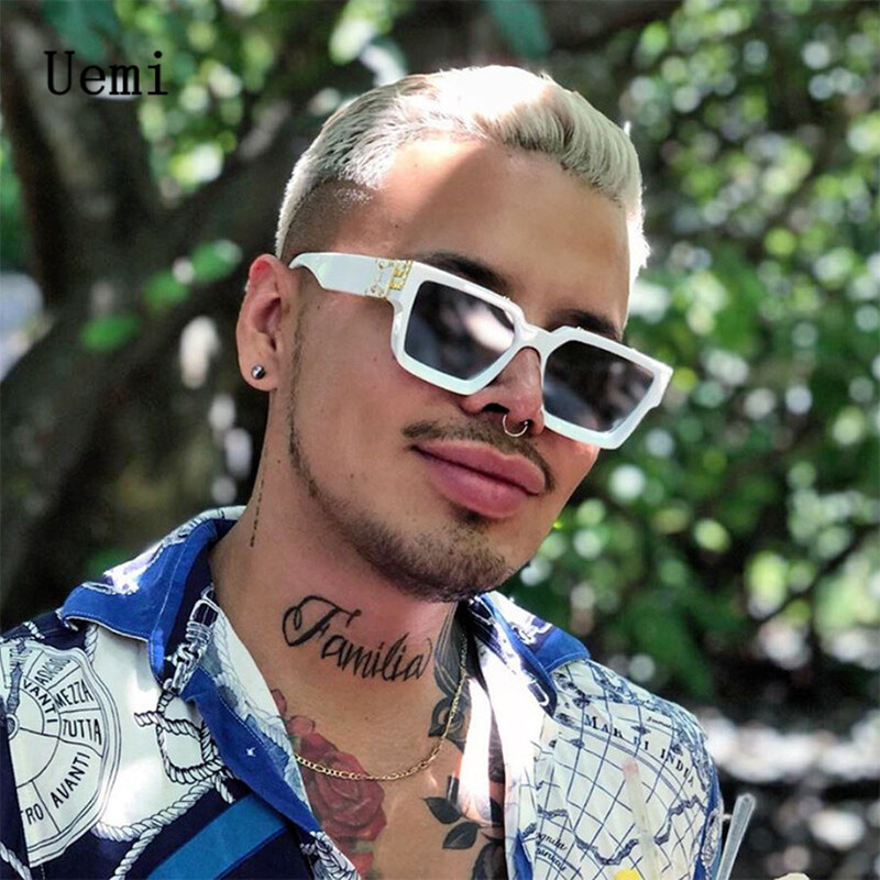 Τετράγωνα γυαλιά ηλίου νέας επωνυμίας μόδας για γυναίκες Ανδρικά πολυτελή κορυφαία ποιότητα Vintage Clear Frame Γυαλιά ηλίου Ins Trending UV400