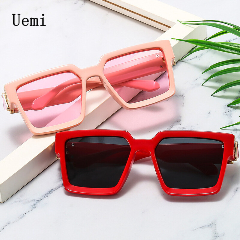 Τετράγωνα γυαλιά ηλίου νέας επωνυμίας μόδας για γυναίκες Ανδρικά πολυτελή κορυφαία ποιότητα Vintage Clear Frame Γυαλιά ηλίου Ins Trending UV400