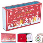 Cross Stitch Christmas Advent Calendar 24 Days Stitch Christmas Countdown Calendar Ebroidery Kit για αρχάριους λάτρεις της χειροτεχνίας