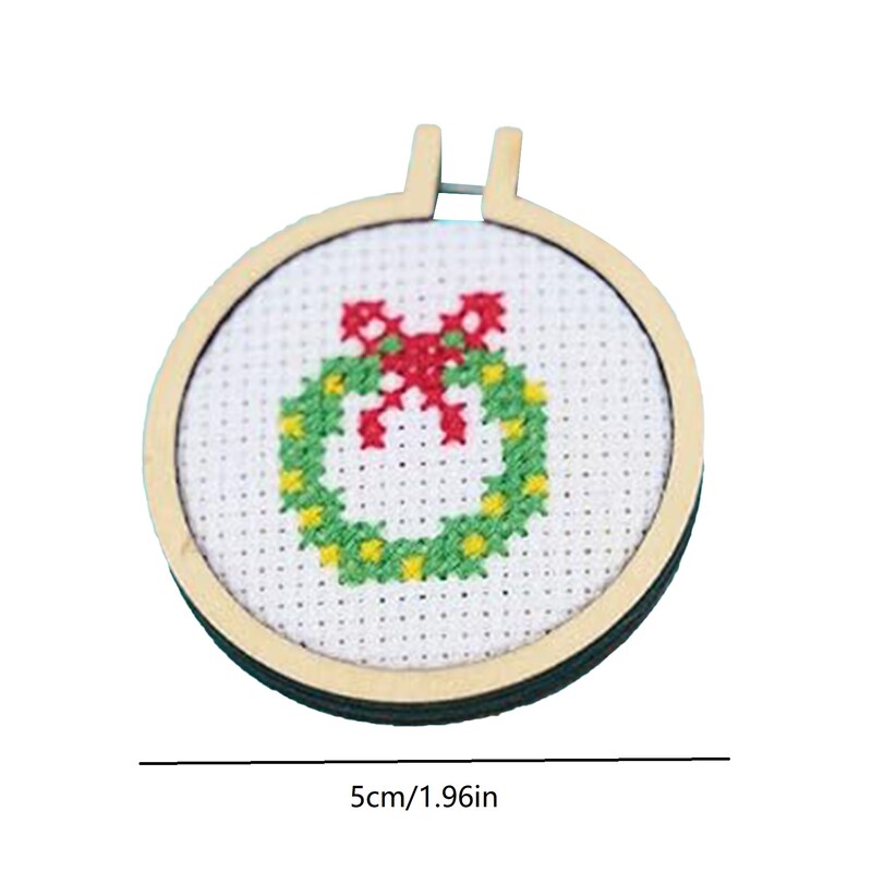 Cross Stitch Christmas Advent Calendar 24 Days Stitch Christmas Countdown Calendar Ebroidery Kit για αρχάριους λάτρεις της χειροτεχνίας