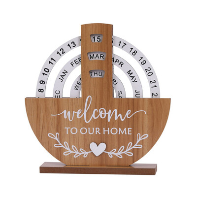 Besisukantis nuolatinis stalinis kalendorius su kūrybišku mėnulio/dangaus rato/kastuvo formos dizainu, tinkantis Kalėdų padėkos dienai