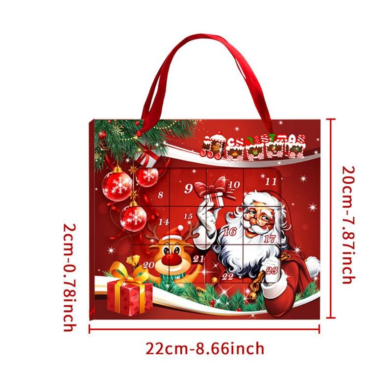 Βραχιόλι Advent Calendar 2024 Advent Calendar Κιτ κατασκευής βραχιολιών Χριστουγεννιάτικα κοσμήματα Κιτ κατασκευής 24 ημερών Ημερολόγιο αντίστροφης μέτρησης για