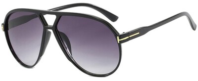 Vintage lielizmēra izmēģinājuma saulesbrilles sievietēm zīmola dizainers melns dzeltens aizsargbrilles gradients liela rāmis saulesbrilles UV400 luksusa vīriešu Sh