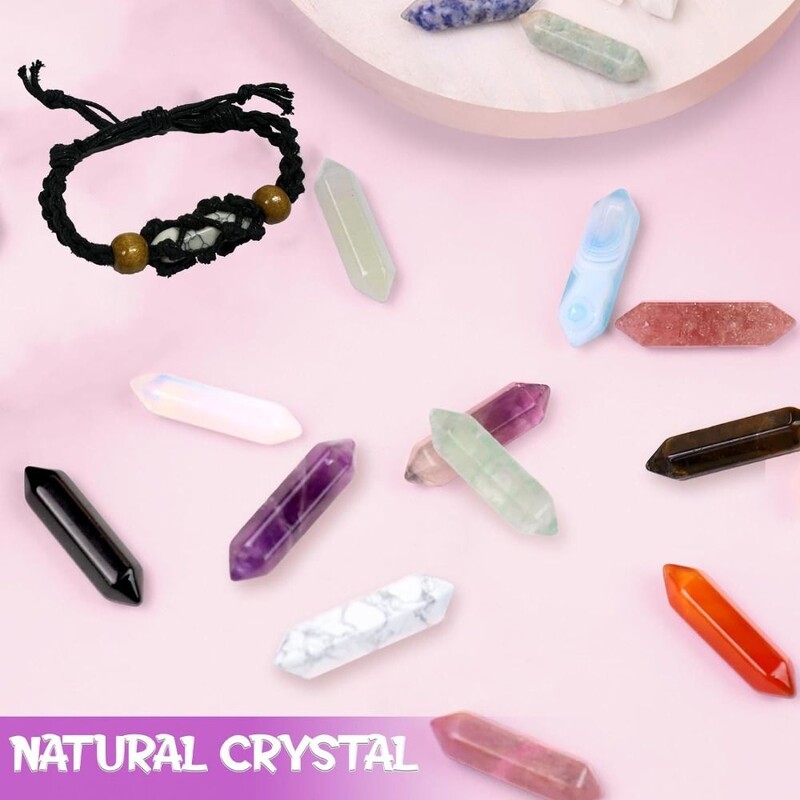 Kalėdų atgalinio skaičiavimo kalendorius Kristalai Advento kalendorius su čakromis Gydomasis akmuo uolos akmenų kolekcionierius Kalėdų Advento kalendorius