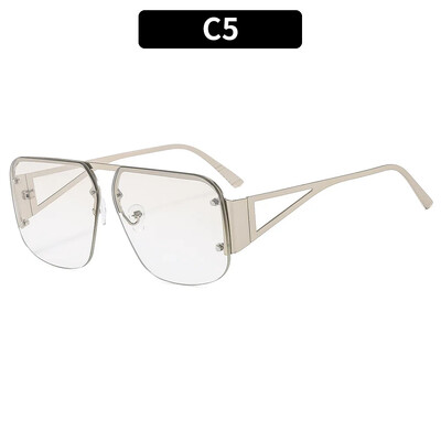 Μόδα Υπερμεγέθη τετράγωνα γυαλιά ηλίου Γυναικεία επώνυμη σχεδιάστρια Vintage τετράγωνα γυαλιά ηλίου Γυναικεία γυαλιά ηλίου μεγάλου σκελετού UV400