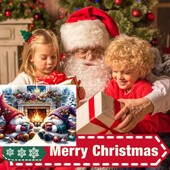 Rechizite de Crăciun 2024 Calendar de Advent Gnome 24 de zile Calendare de Advent de Crăciun Copii Cadouri populare Decoratiuni de Revelion