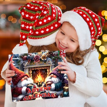 2024 Коледни консумативи Gnome Advent Calendar 24 Days Xmas Advents Calendars Деца Популярни подаръци Декорации за новогодишната нощ